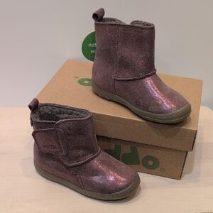 Moda Sparkly Kids Boots in Shimmering Purple